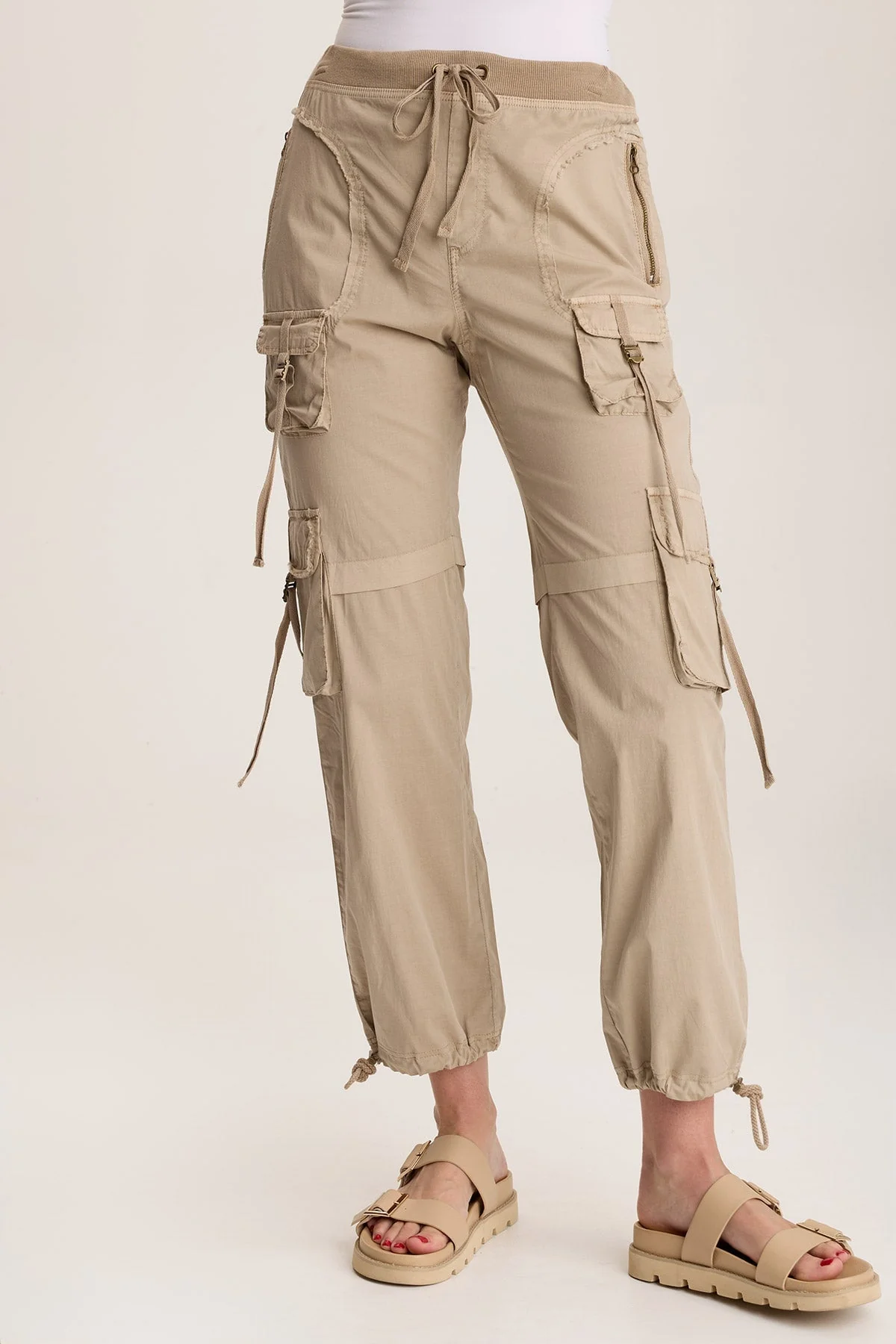 Jillit Poplin Cargo Jogger Crop Pant - Easypint