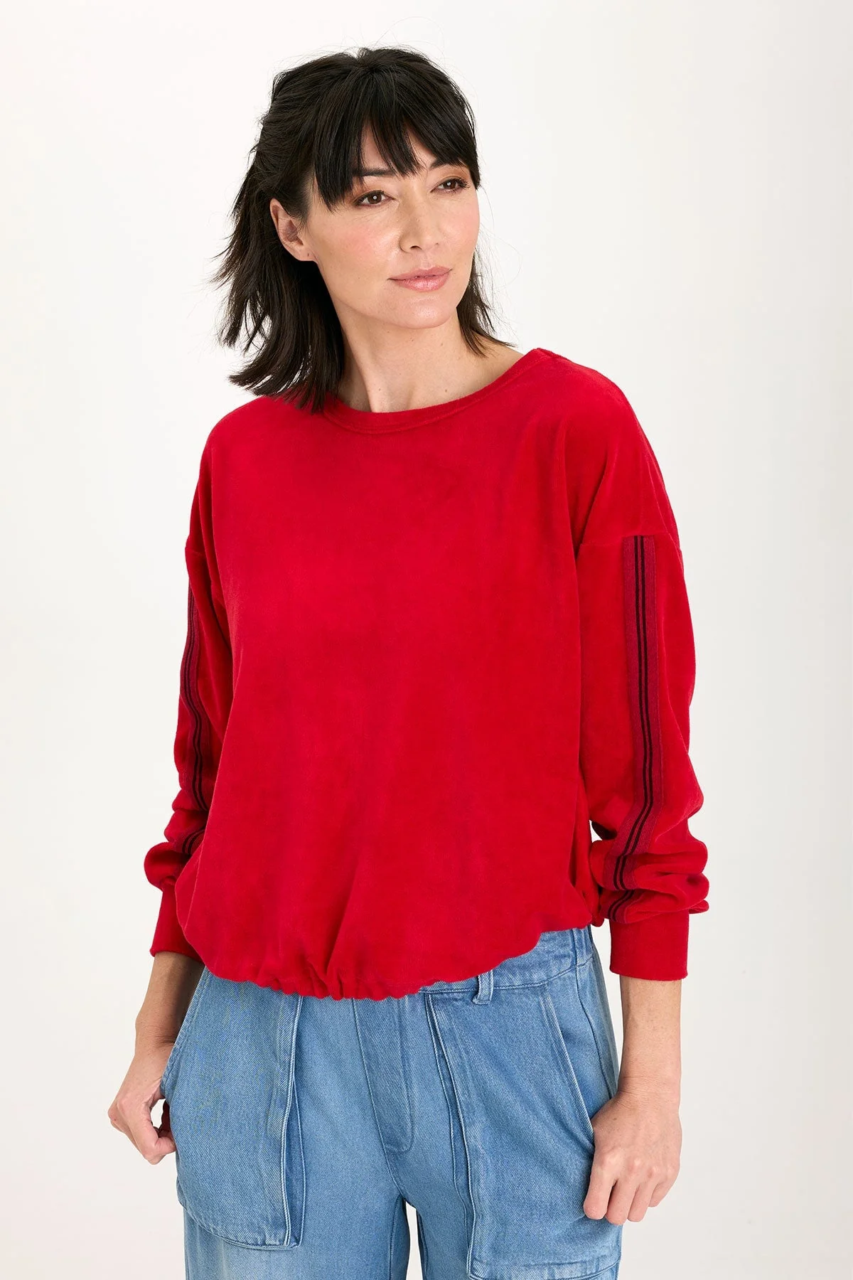 Rugby Stripe Dottie Sweatshirt - Easypint