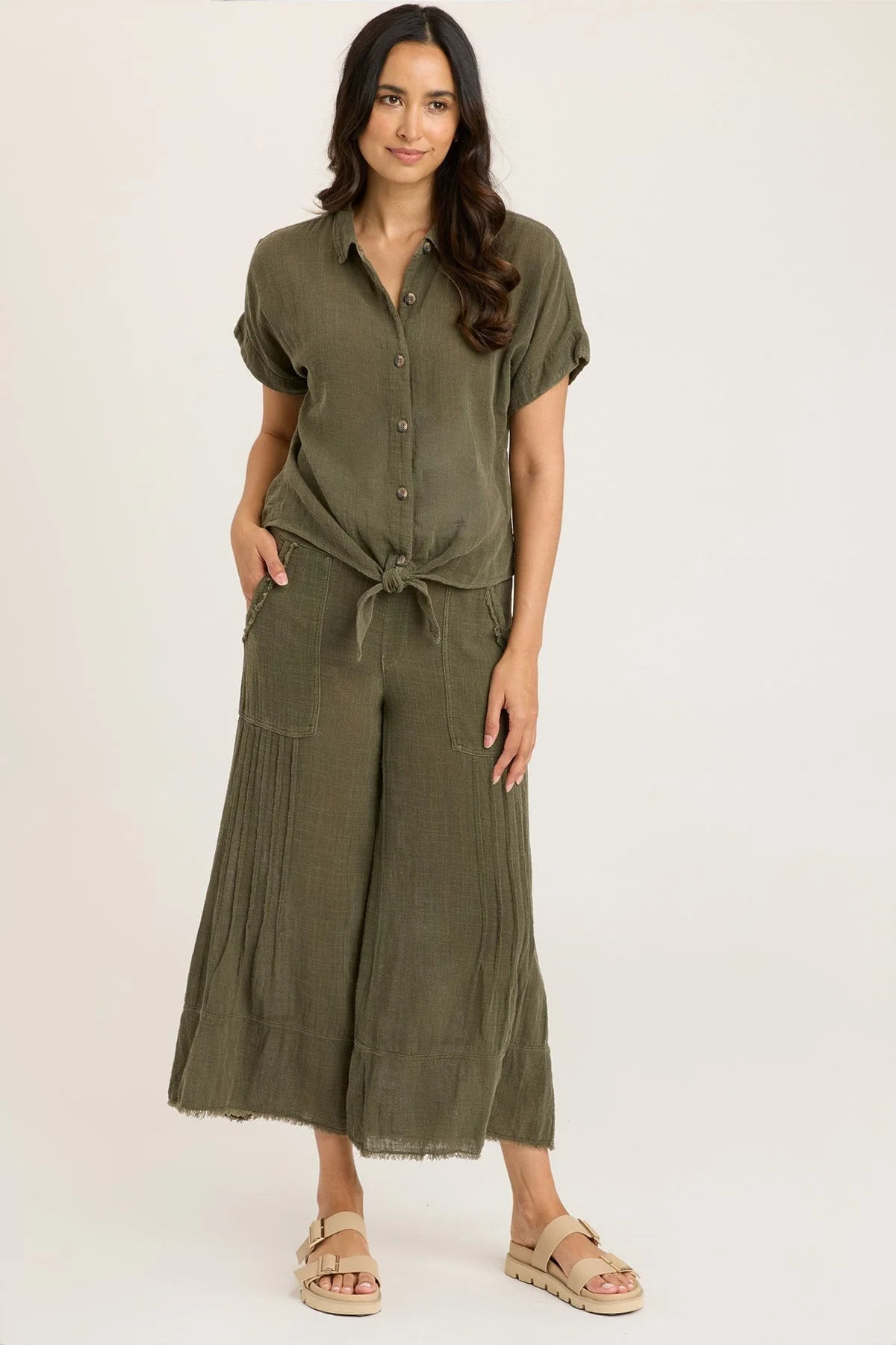 Gauze Teagan Tie Top - Easypint