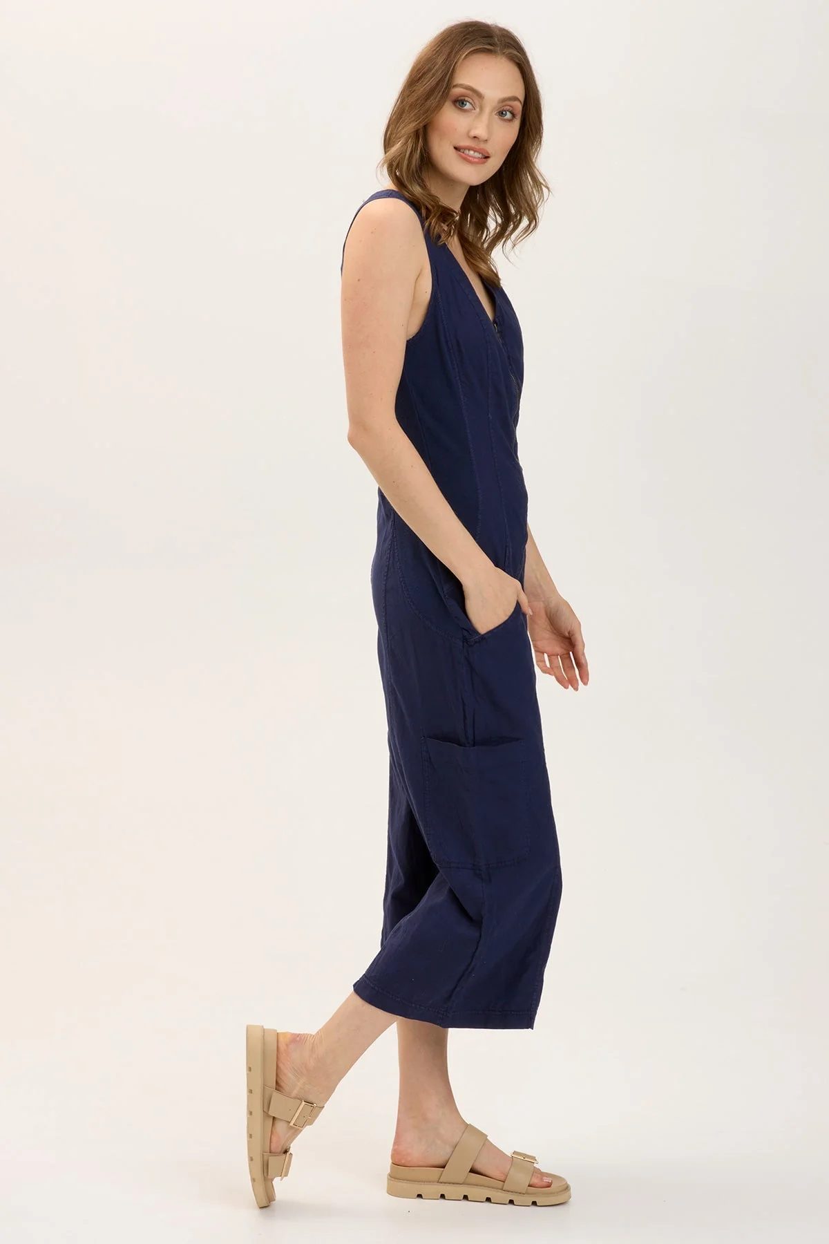 Linen Norris Jumpsuit - Easypint