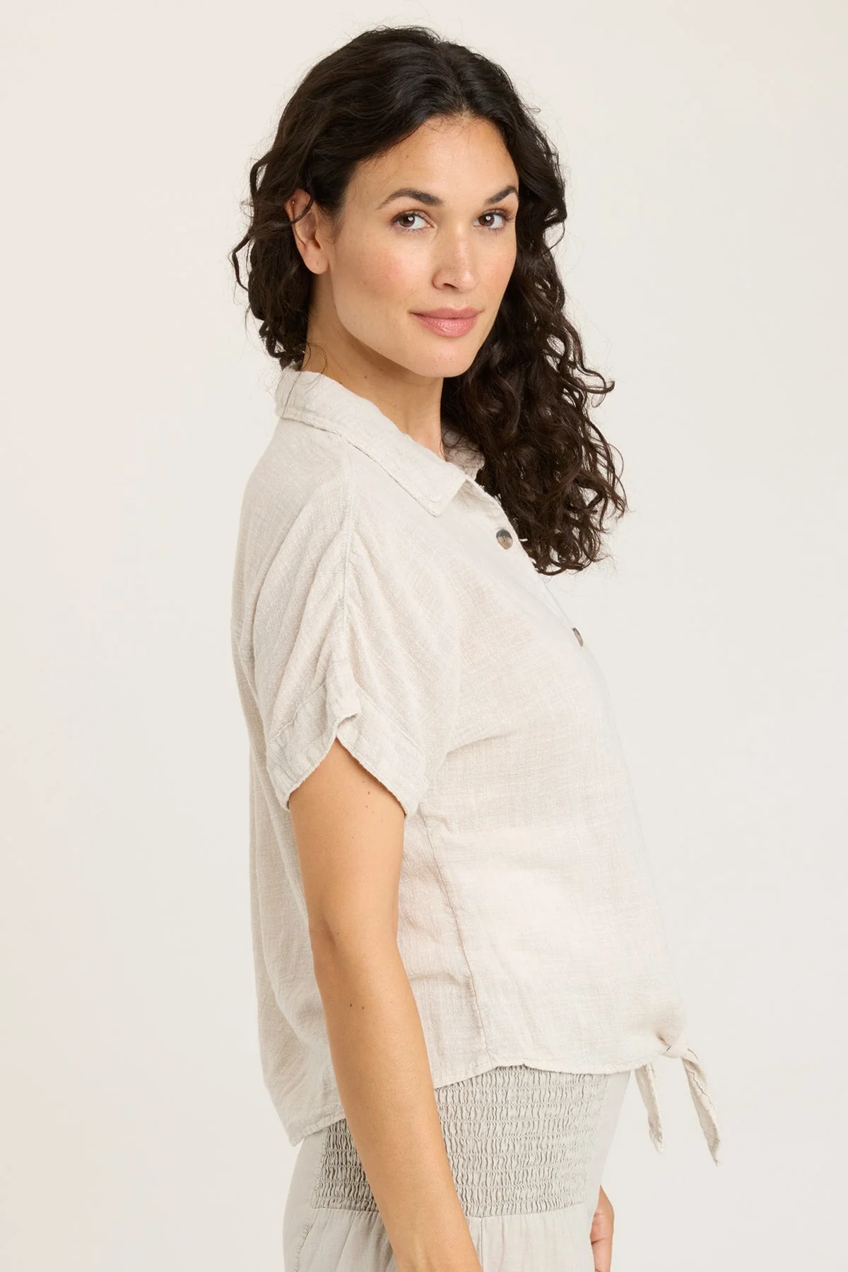 Gauze Teagan Tie Top - Easypint