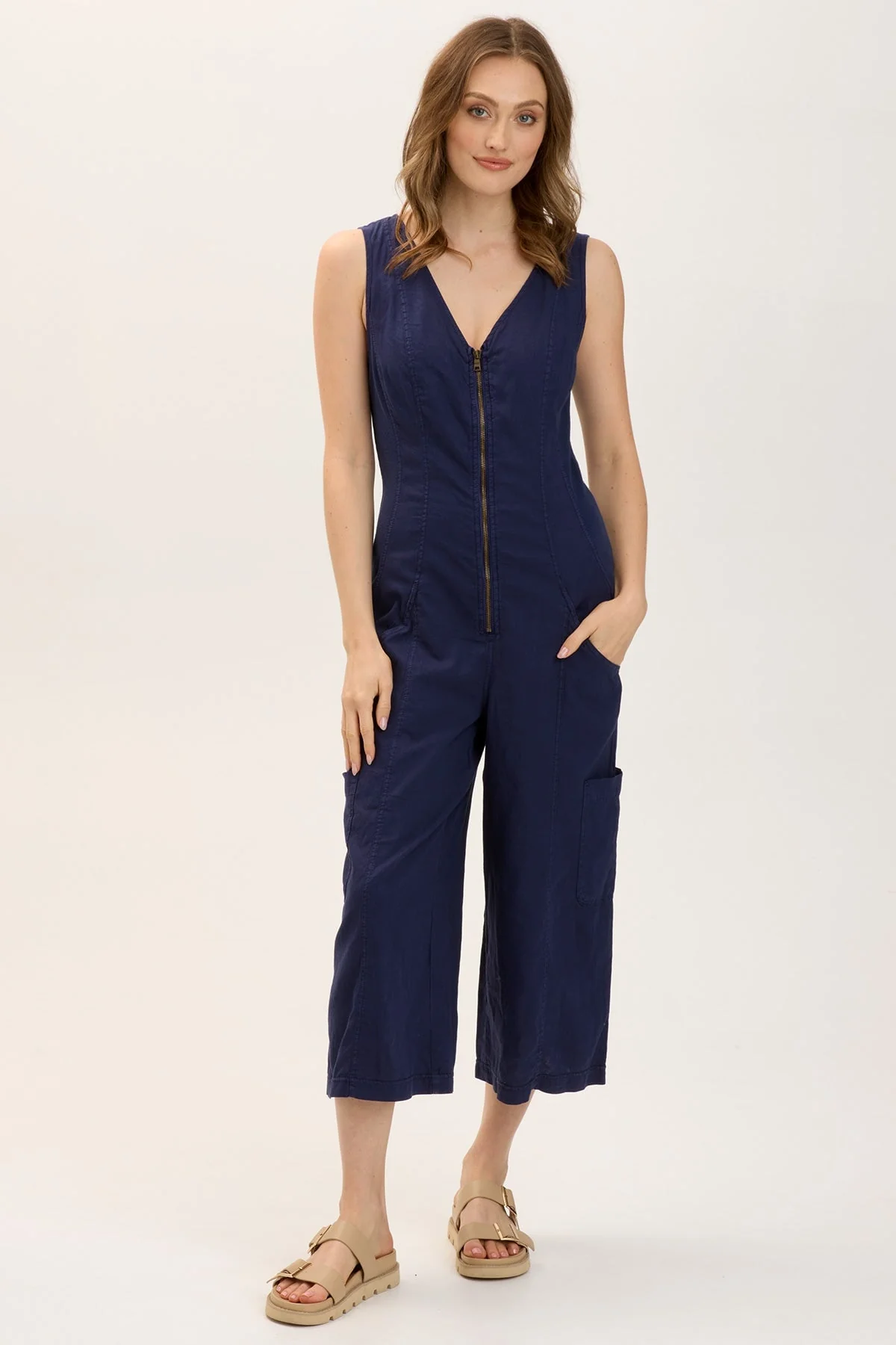 Linen Norris Jumpsuit - Easypint
